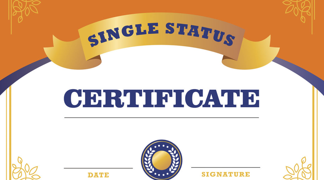 Single Status Certificate India