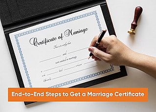 End-to-End Steps to Get a Marriage Certificate